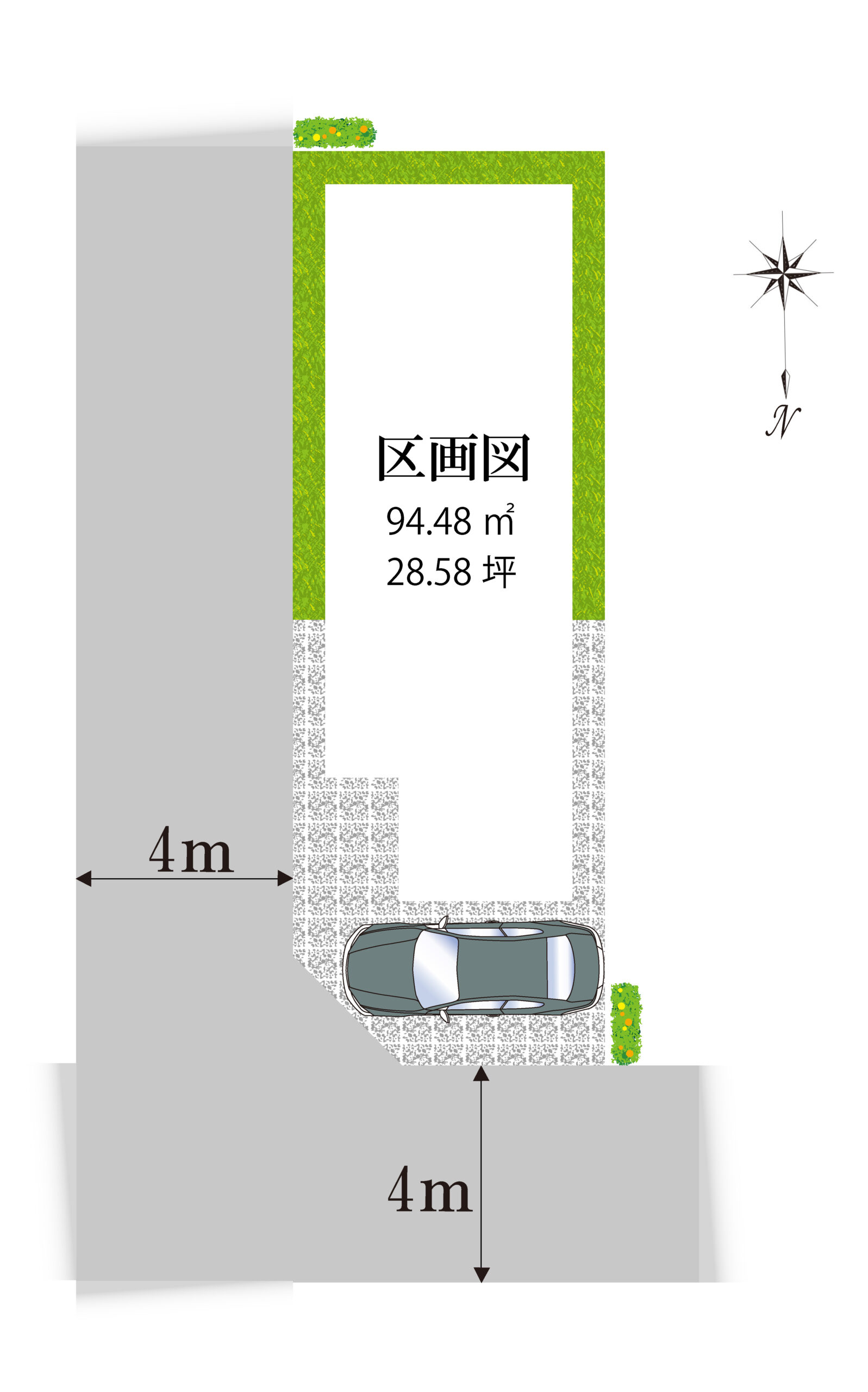 生野西4丁目区画図