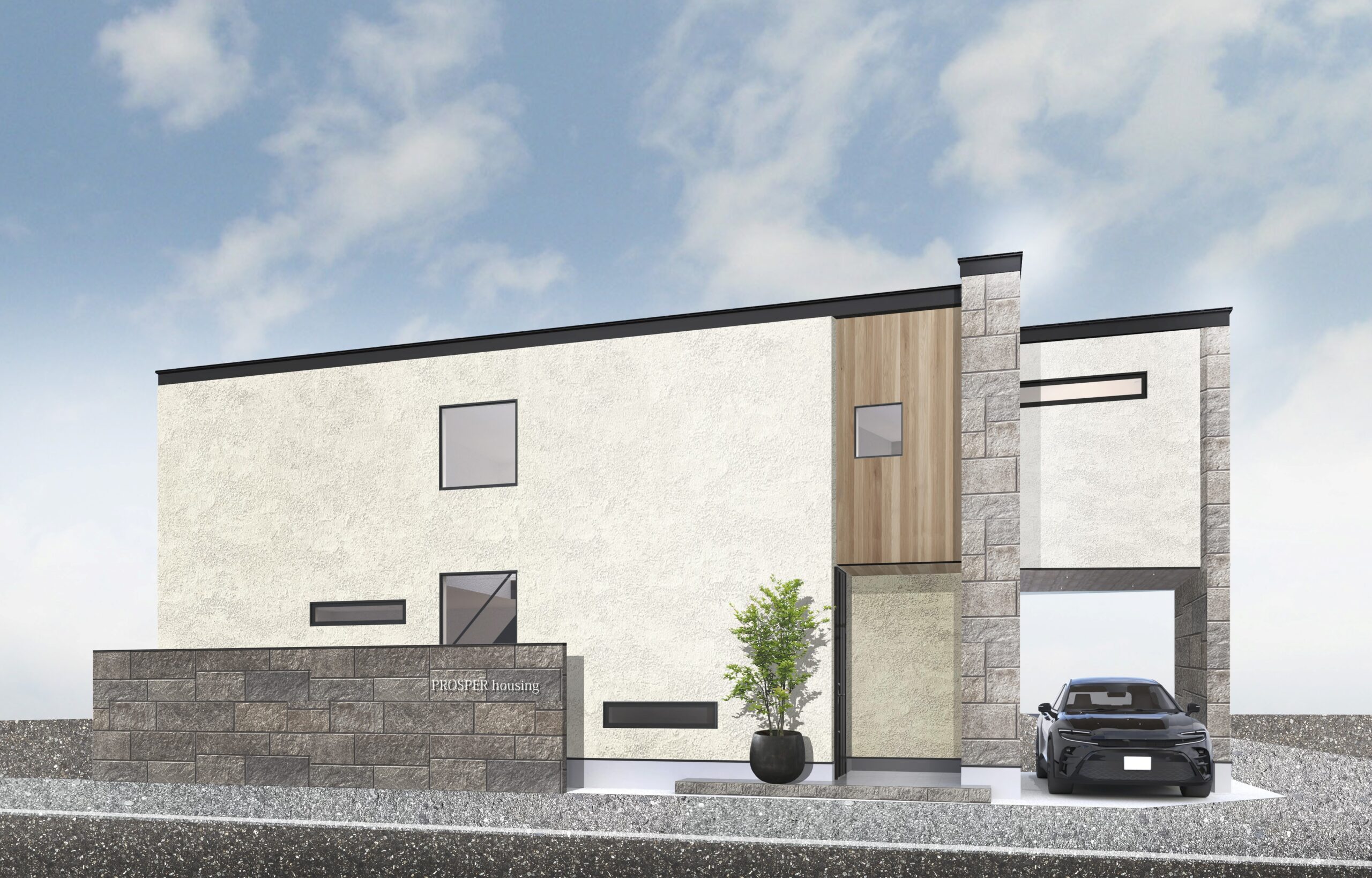 生野西4丁目外観パース